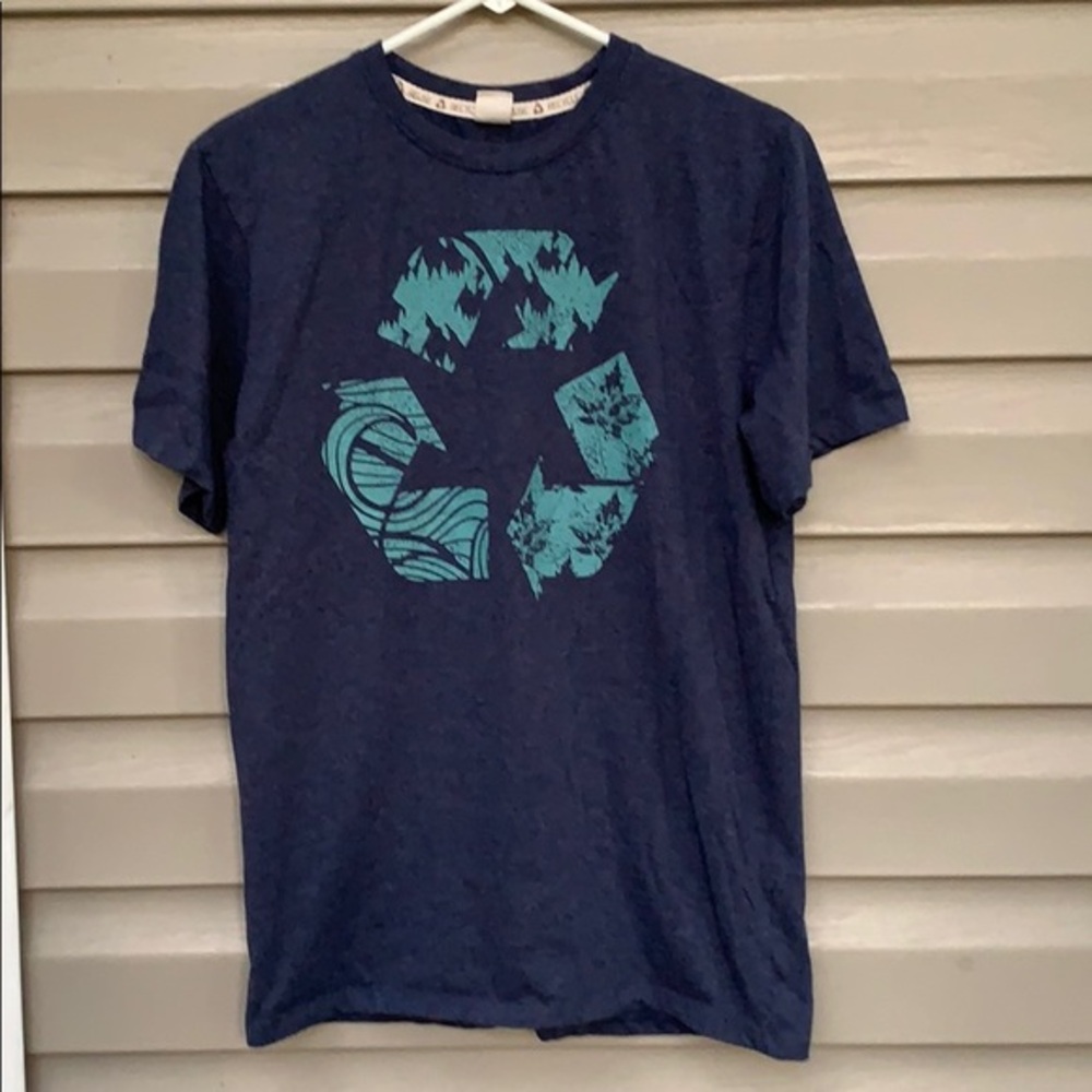 Recycle Threads men’s navy&blue short sleeve tee